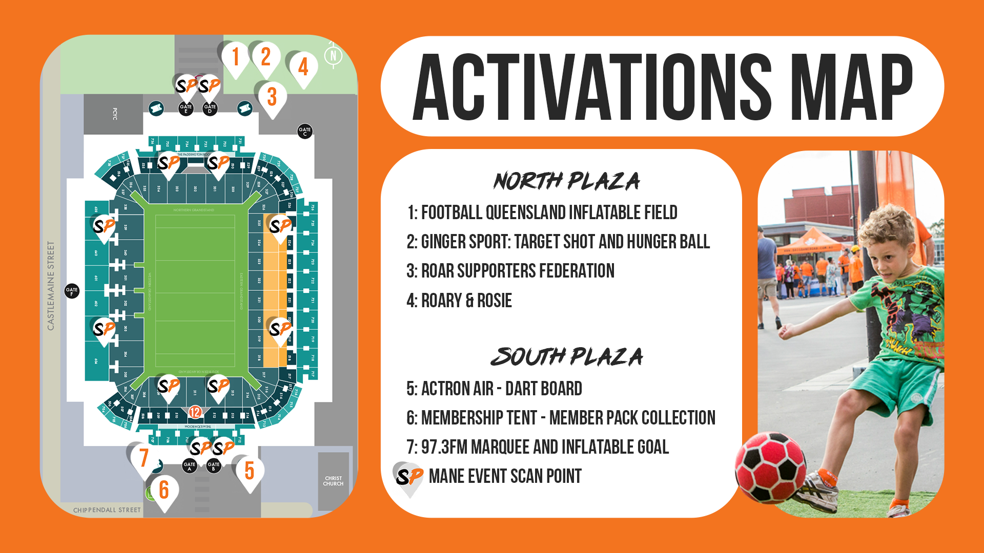Activations map